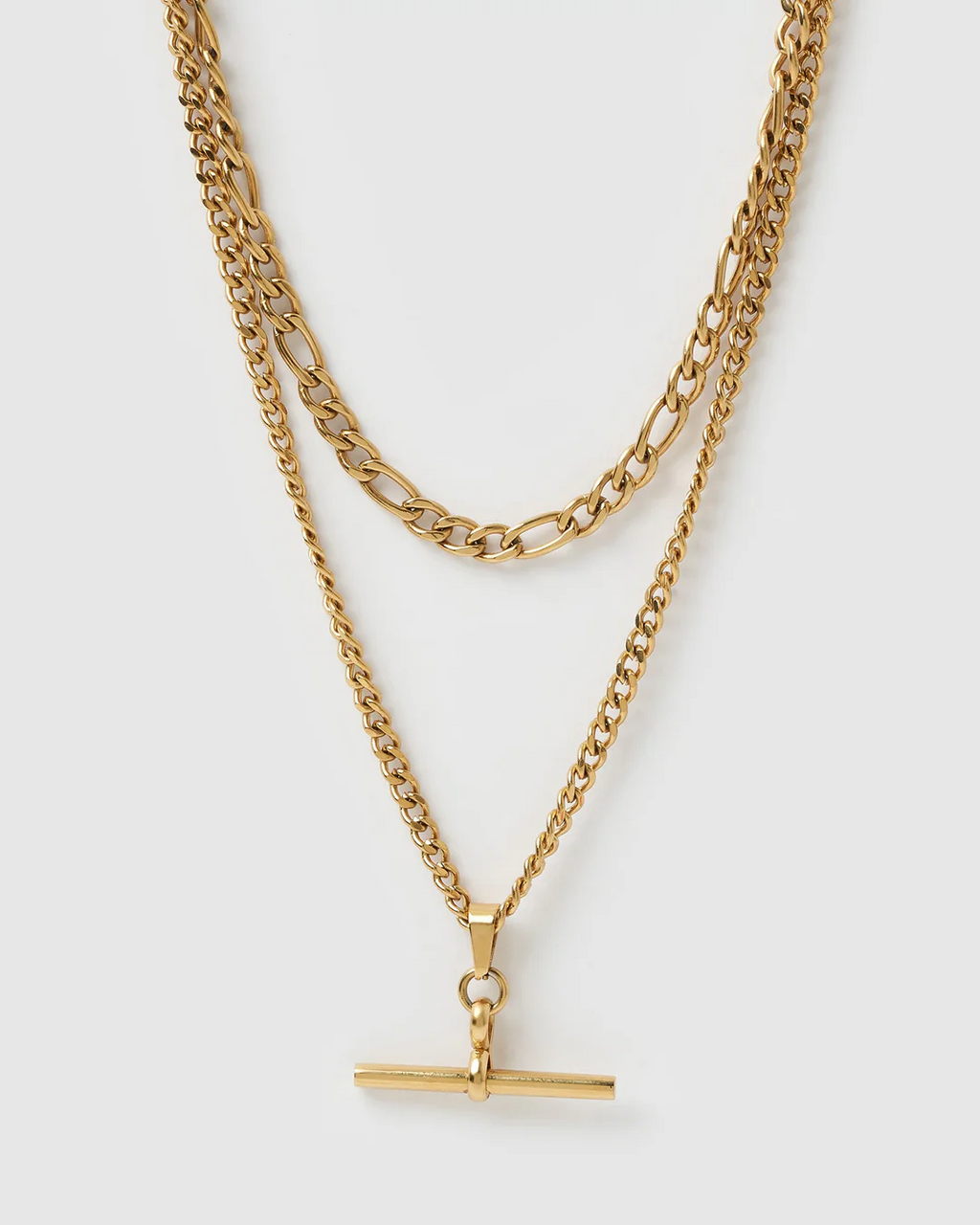 Marcella Double Stack Gold Necklace