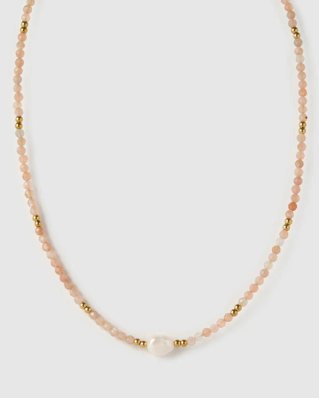 Mila Gemstone and Pearl Choker