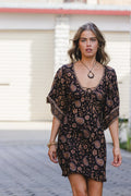 Elodie Mini - Black Paisley