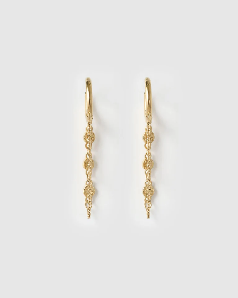 Paloma Gold Huggie Earrings