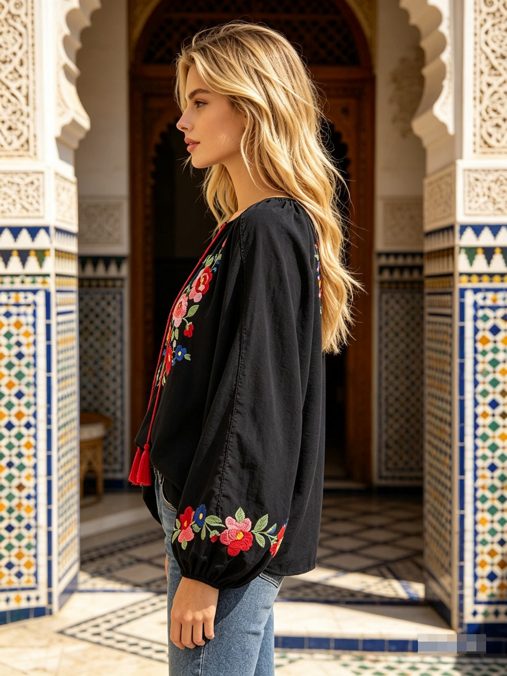 Bella Embroidered Blouse