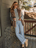 Faux Fur Vest - Mocha