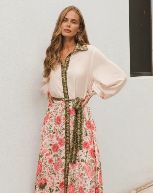 Petal Dream Shirt Dress