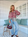 Athena Print Bee Blouse