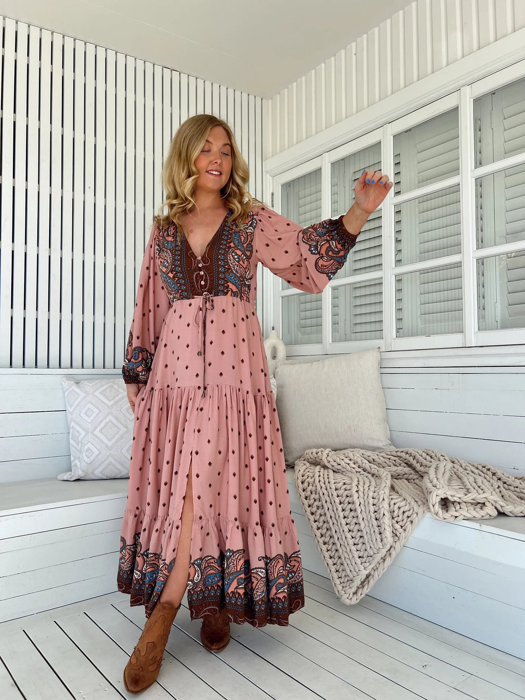 Seraphina Print Teresa Maxi Dress