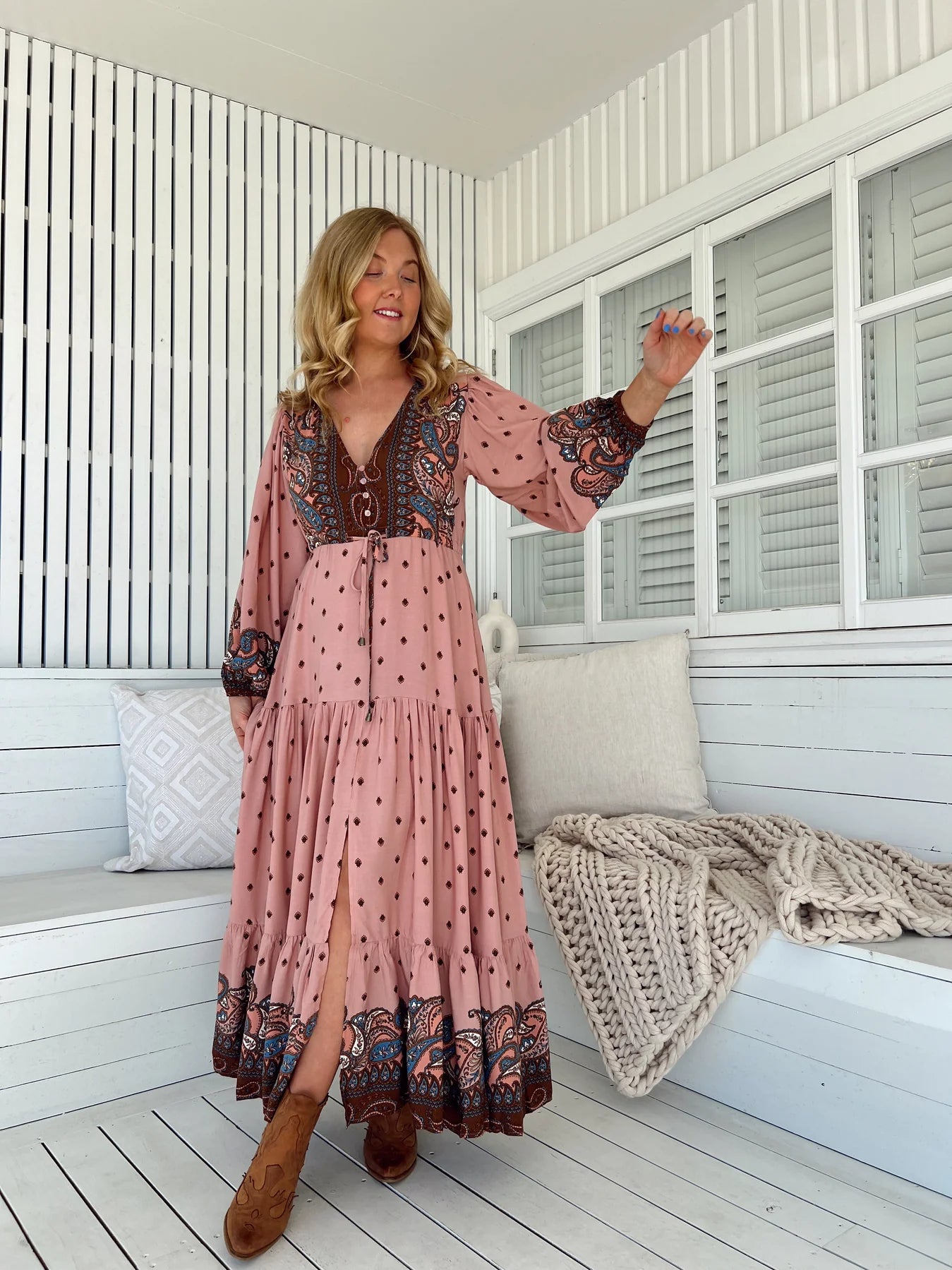 Seraphina Print Teresa Maxi Dress
