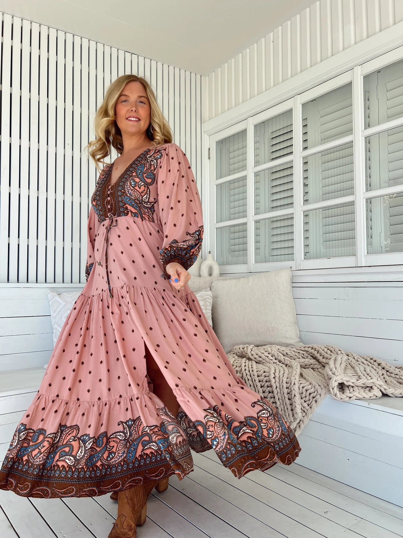 Seraphina Print Teresa Maxi Dress
