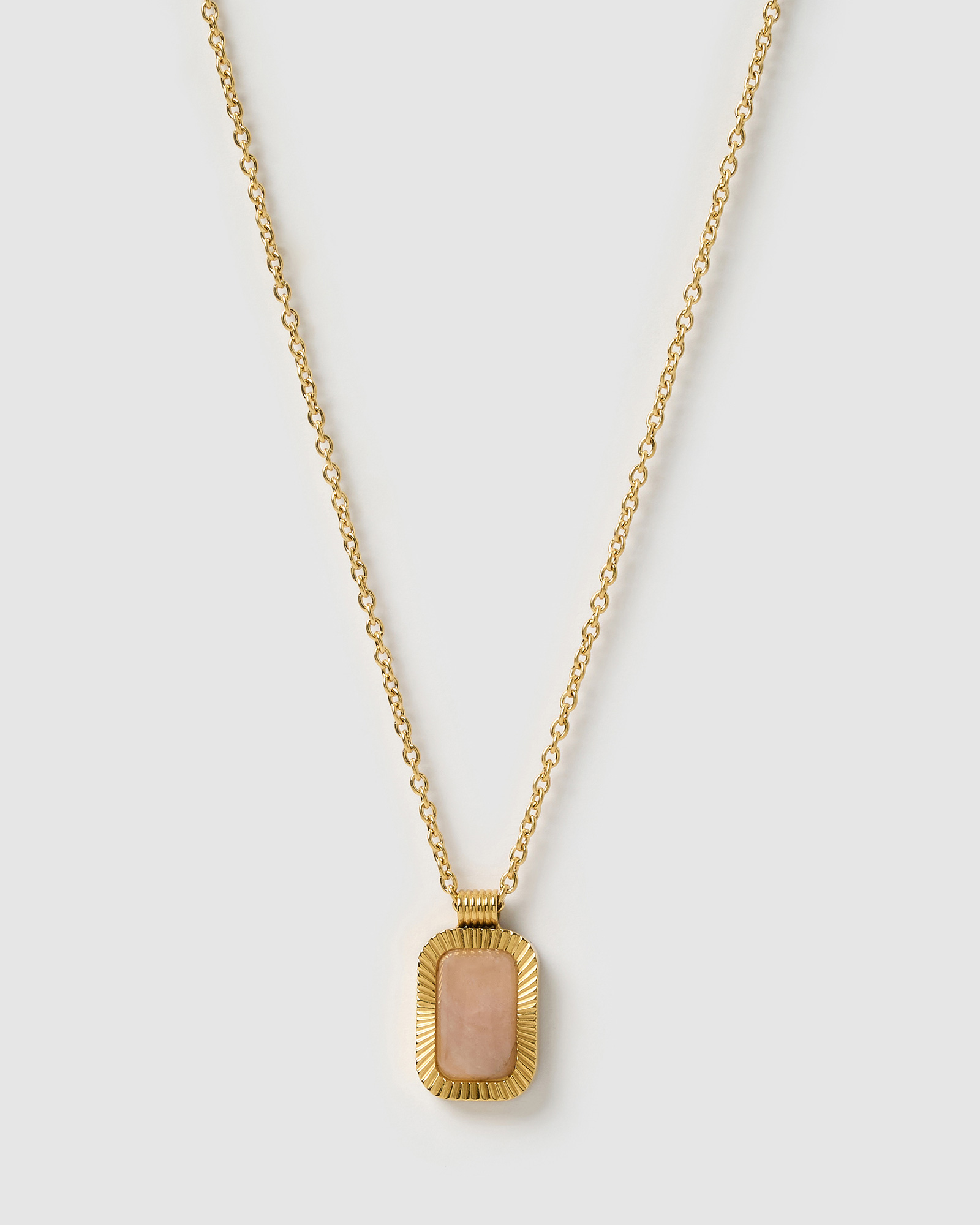 Teo Gold Necklace - Rose