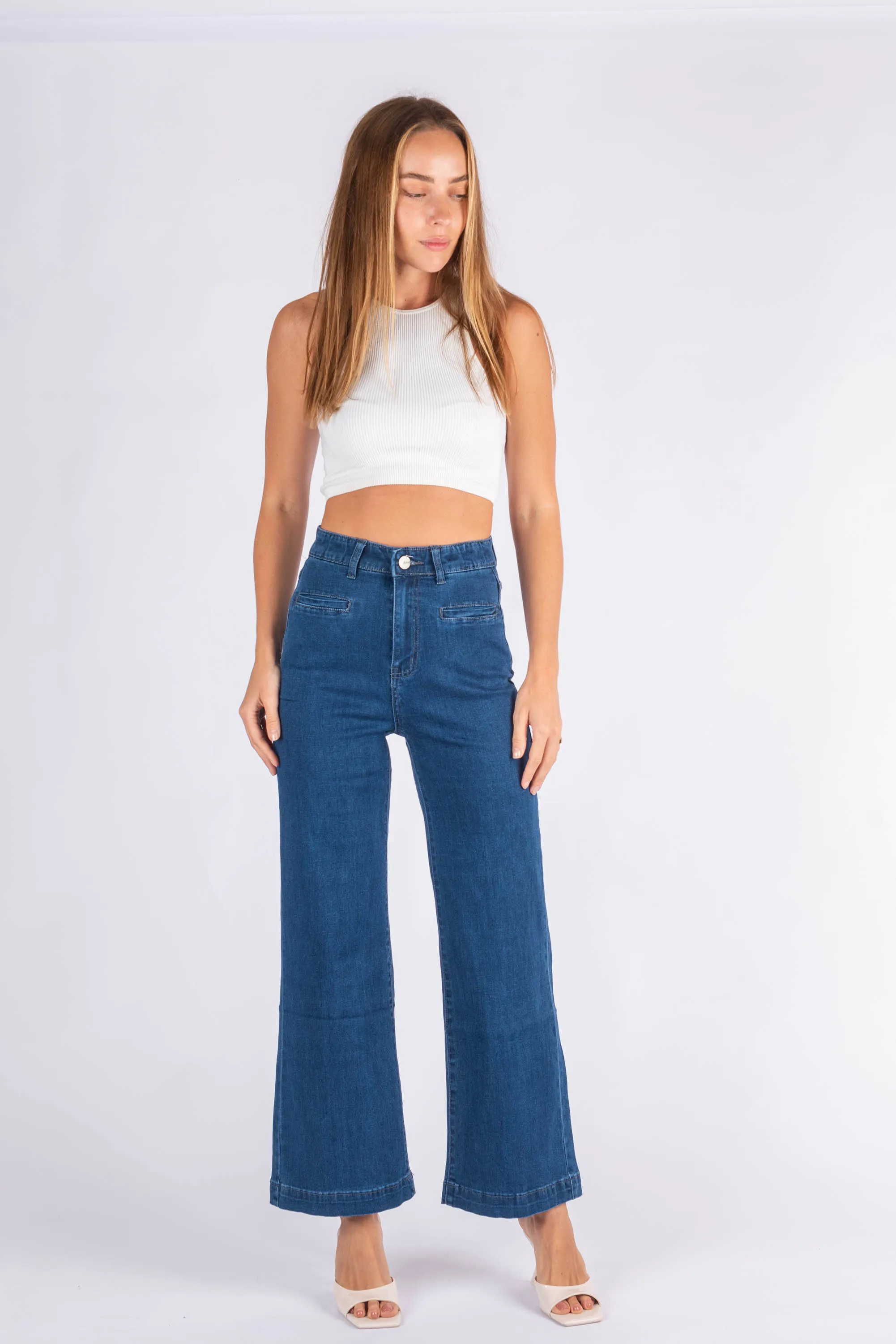 The Slice Pocket Jean - Indigo