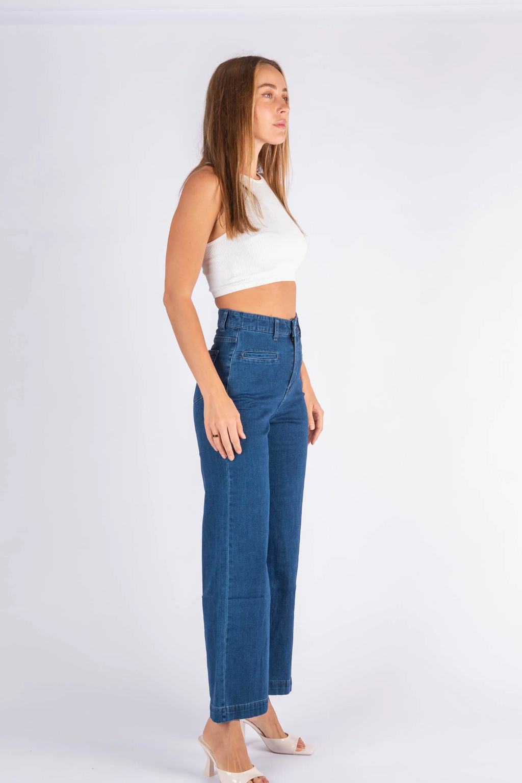 The Slice Pocket Jean - Indigo