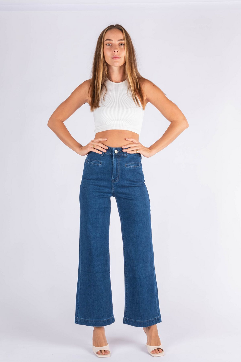 The Slice Pocket Jean - Indigo