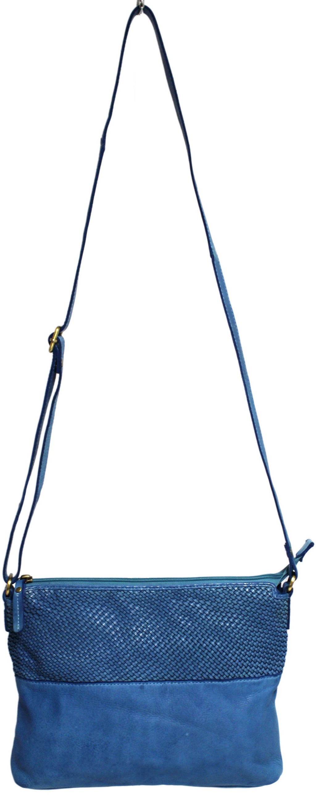 hide & chic - Leather Handbag - Shoulder Bag with Adjustable Strap. Style: 1188A.