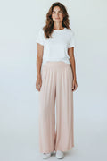 The Italian Closet - Keres- Baby Pink- Silk pant with soft band