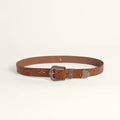 Myra Bag - Loyal West Sophia Belt - Brown Floral Leather - L