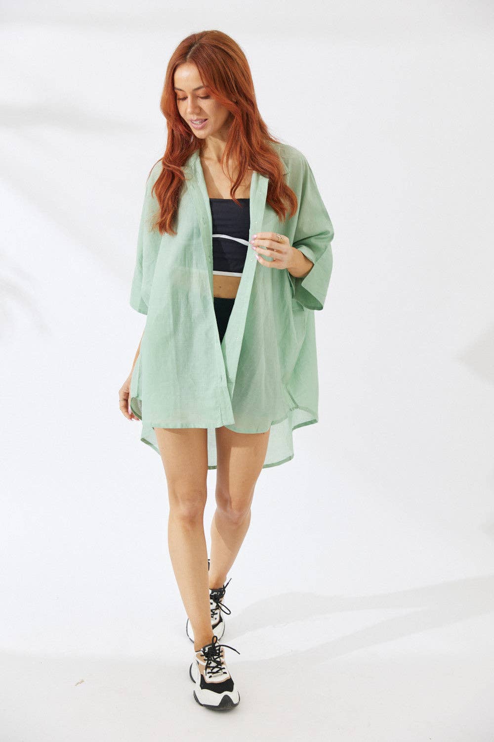 Nakoa The Label - Noosa Shirt - Sage Green