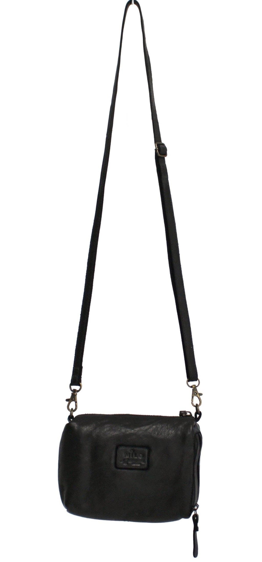 hide & chic - Quality Full Grain Leather Shoulder Bag with Adjustable Shoulder Strap. Style No:1867.