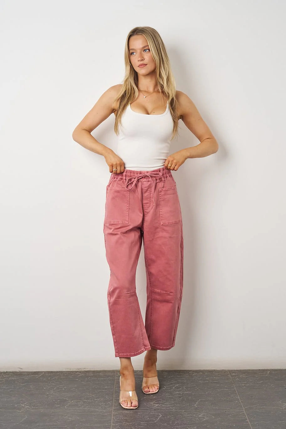Barrel Jeans - Red