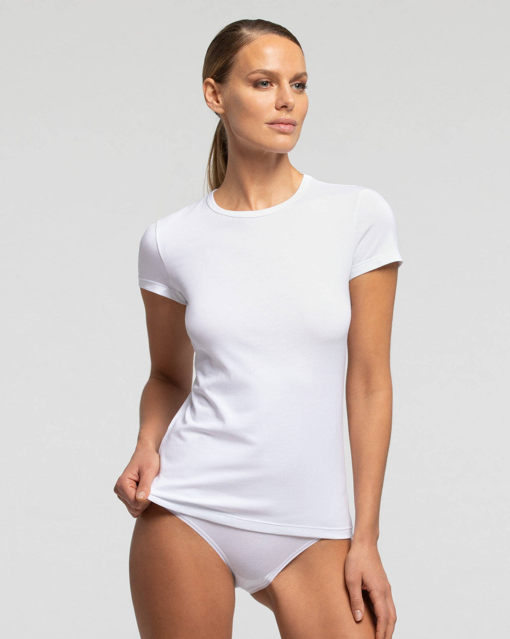 Bellissima - Cotton Planet Women's T-Shirt - White / M