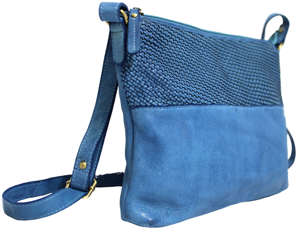hide & chic - Leather Handbag - Shoulder Bag with Adjustable Strap. Style: 1188A.