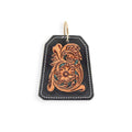 Myra Bag - Salty Hill Hand-tooled Leather Key Fob