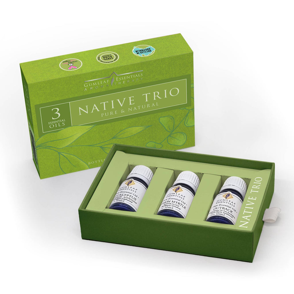 Buckley & Phillips Aromatics - Native Trio Essential Oil Box Set