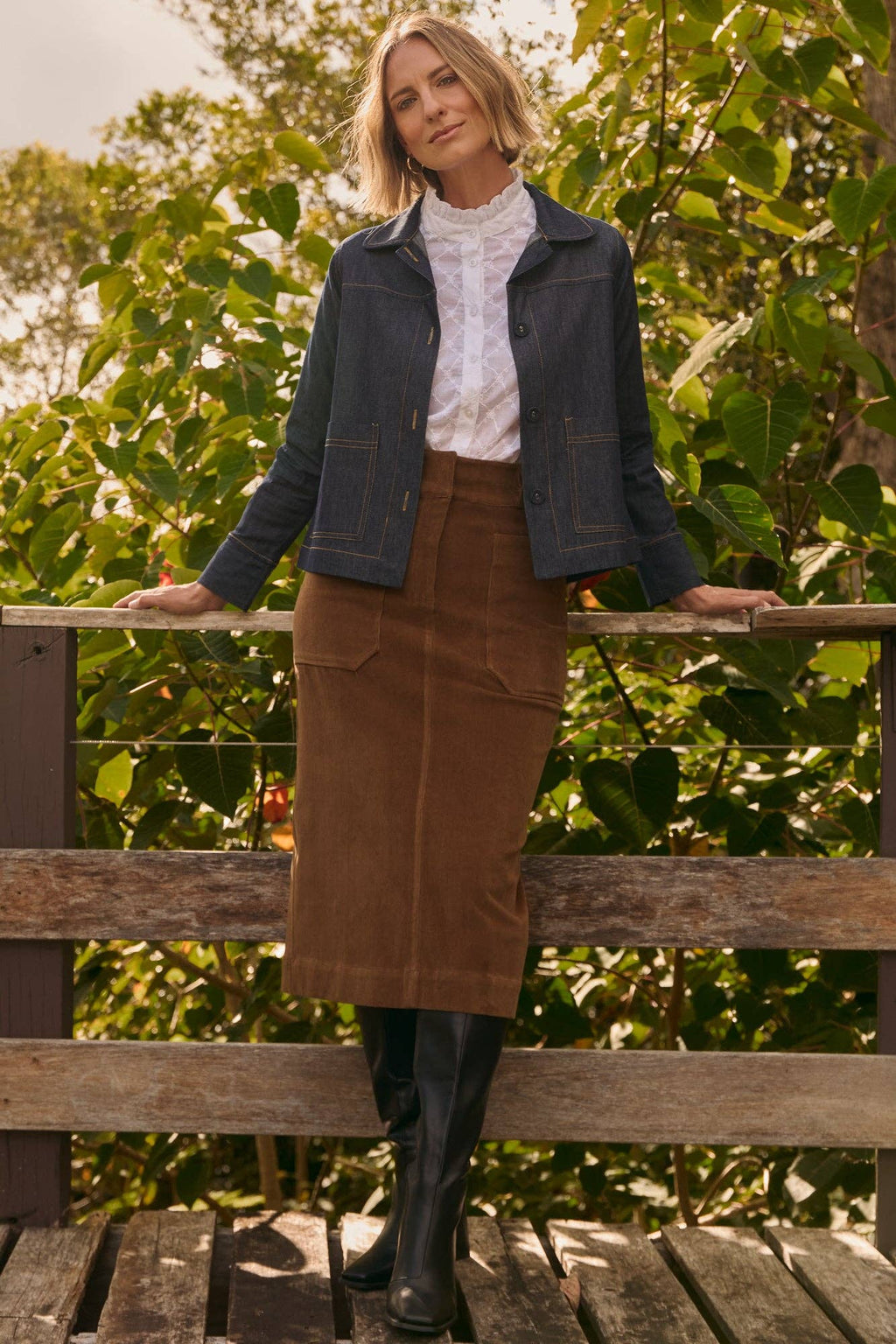 Winnie Skirt Toffee Brown