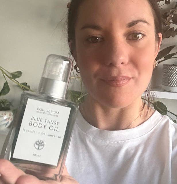 Equilibrium Natural Collections - BLUE TANSY BODY OIL LAVENDER + FRANKINCENSE 100ML