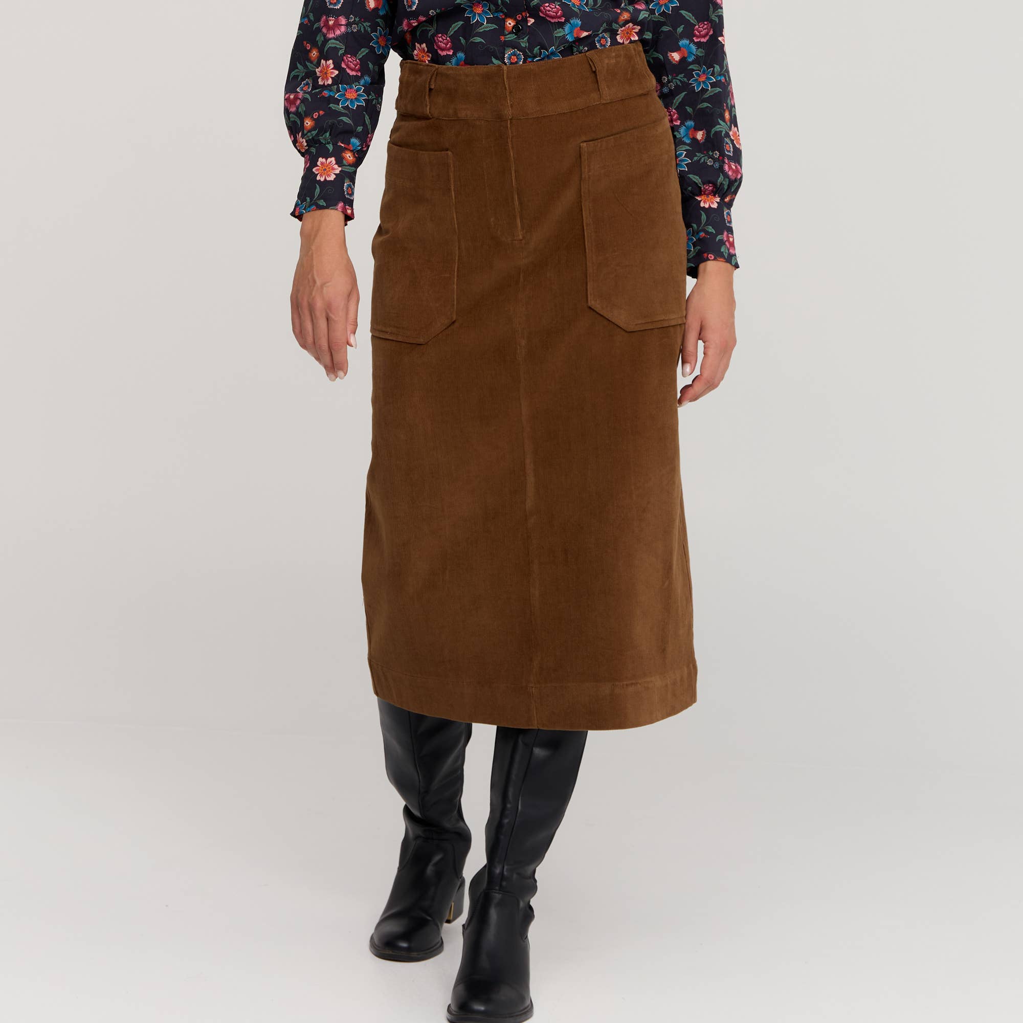 Winnie Skirt Toffee Brown