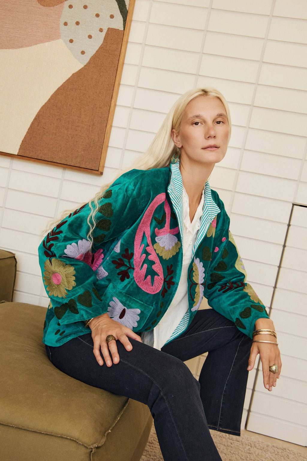 Naudic - Emerald Green Clubhouse Jacket - One size