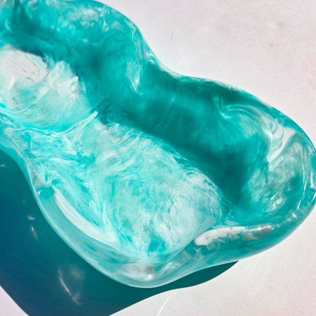 Emiley Rose Art - Coastal Blue Tide Bowl