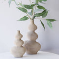 DARLIN - Wabi Vases - Sand - (S) 30 cm Tall x 19 cm Wide x 9 cm Thick