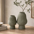DARLIN - Elin Vases - Moss Stone  - (S) 21.5 cm Tall x 16.5 cm Dia