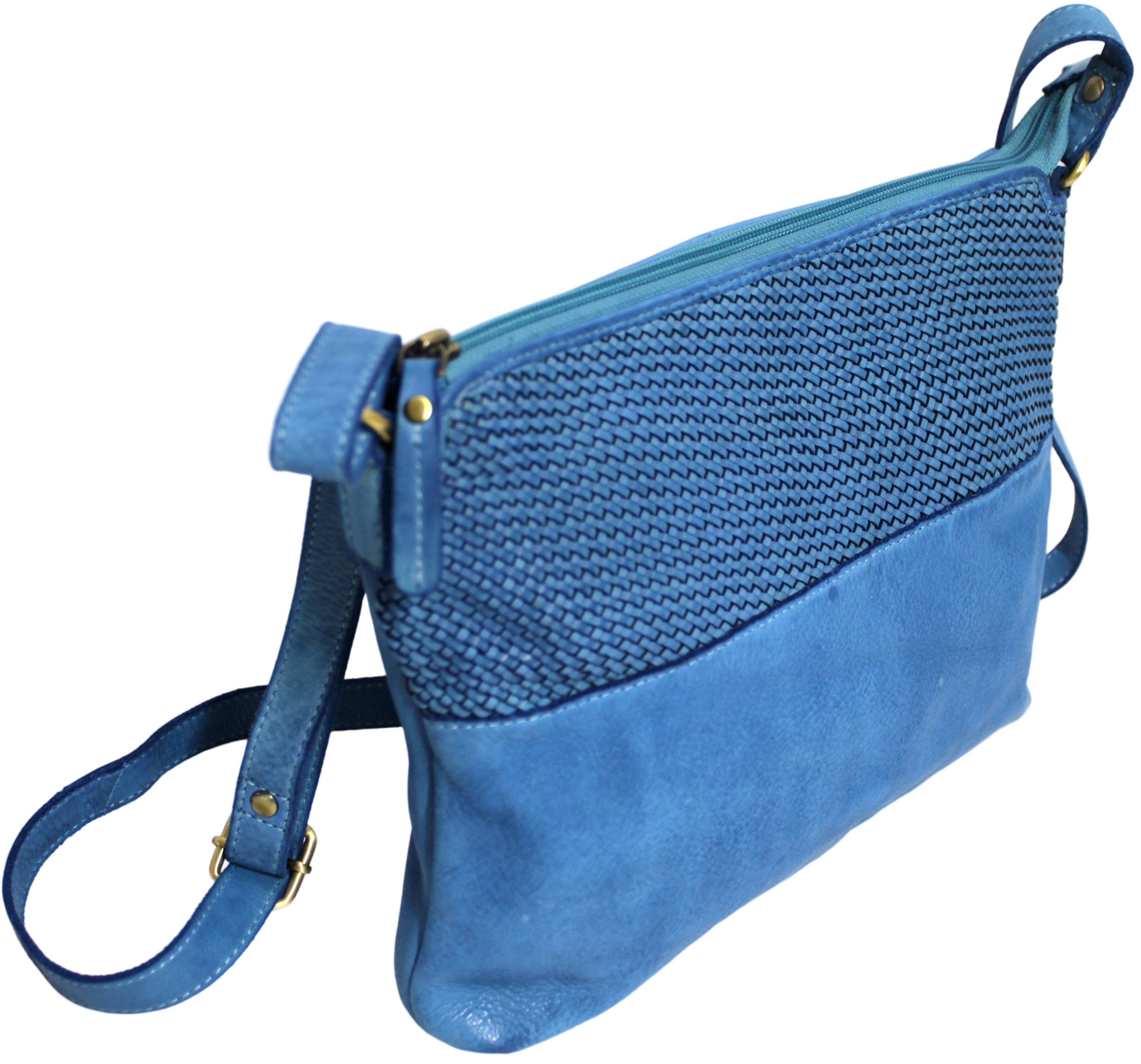 hide & chic - Leather Handbag - Shoulder Bag with Adjustable Strap. Style: 1188A.