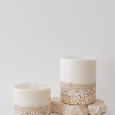 Shell Pillar Candle – Large