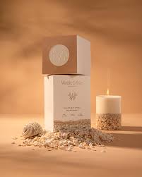 Shell Pillar Candle – Small