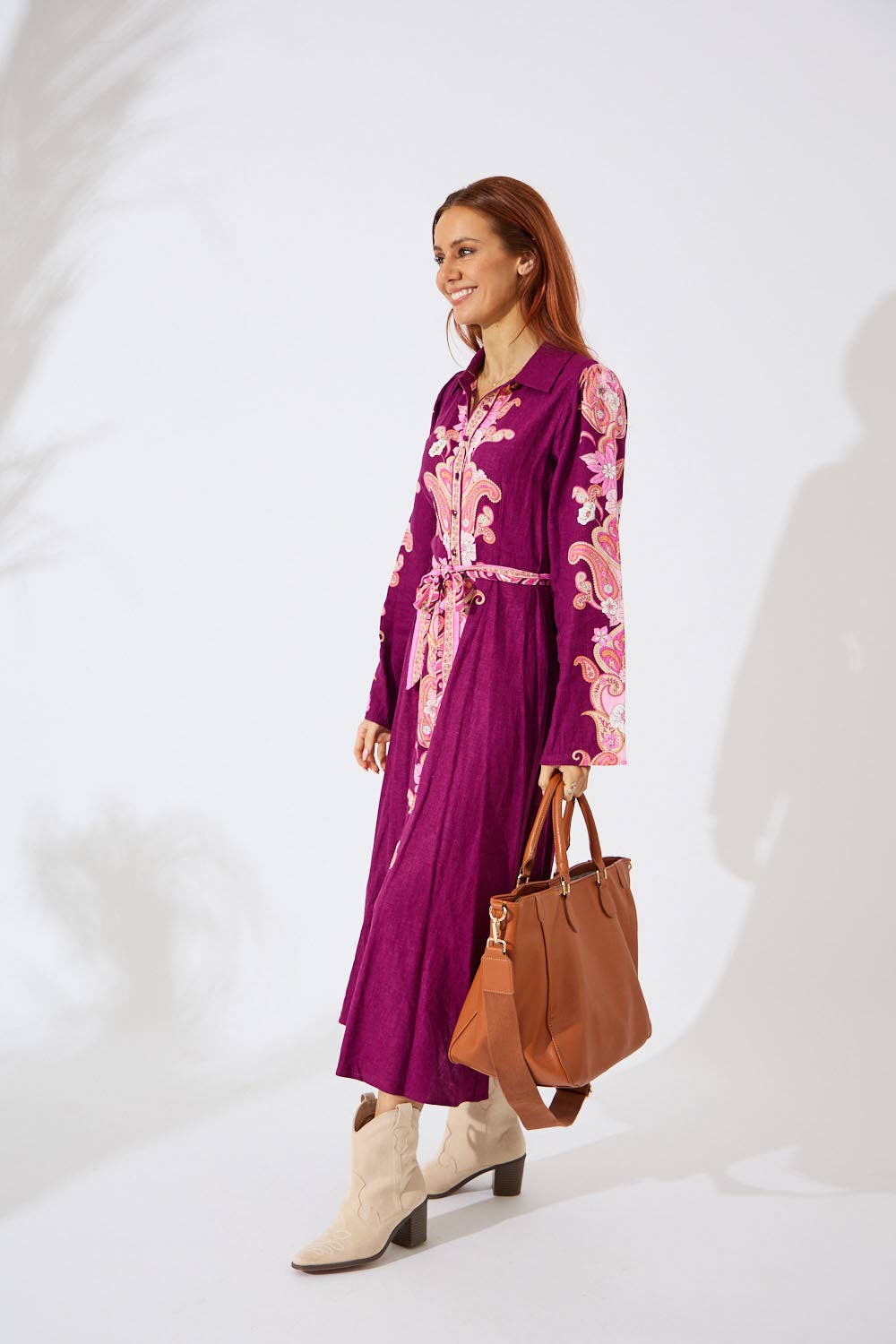 Nakoa The Label - Vegan PU Leather Los Angeles Oversized Tote Bag - Tan