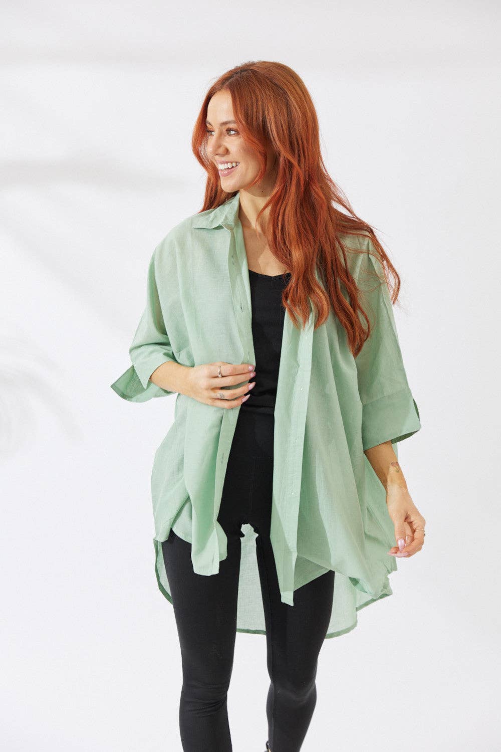 Nakoa The Label - Noosa Shirt - Sage Green