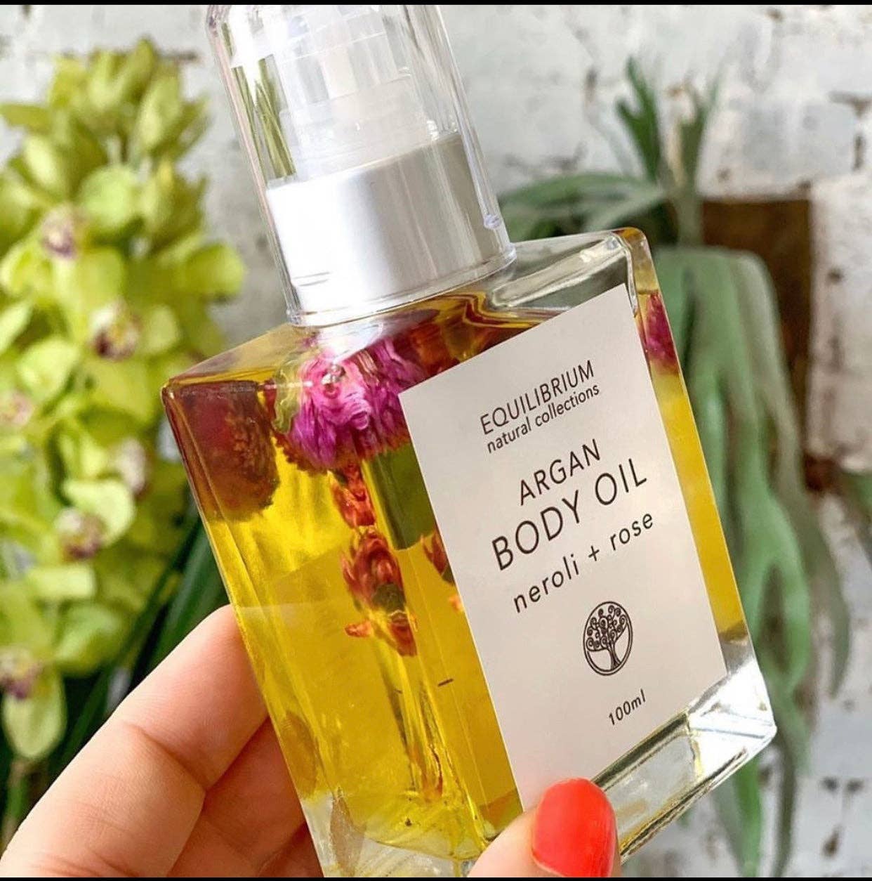Equilibrium Natural Collections - ARGAN BODY OIL ROSE + NEROLI 100ML