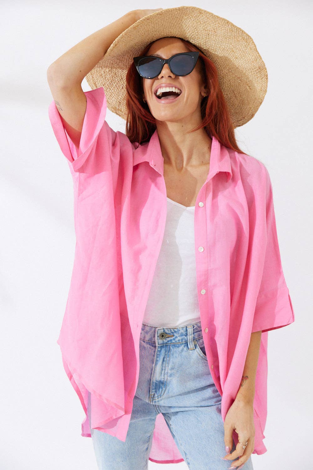 Nakoa The Label - Noosa Shirt - Pink