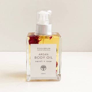 Equilibrium Natural Collections - ARGAN BODY OIL ROSE + NEROLI 100ML