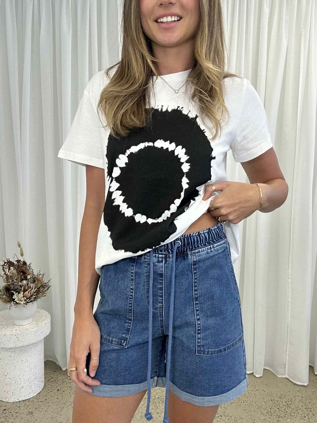 The Patch Short - Indigo
