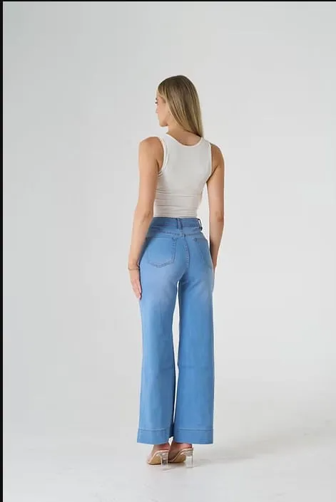 The Wide Leg Jean - Super Light Wash