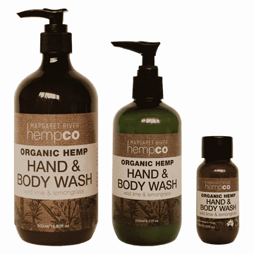 Organic Hemp Hand & Body Wash - Cedarwood & Neroli 240ml