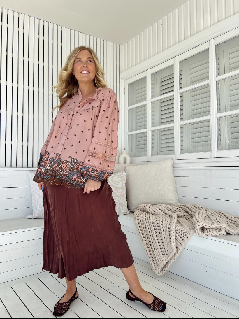Seraphina Print Eliza Blouse