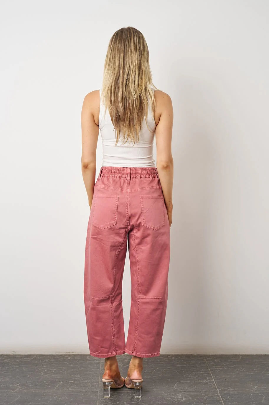Barrel Jeans - Red