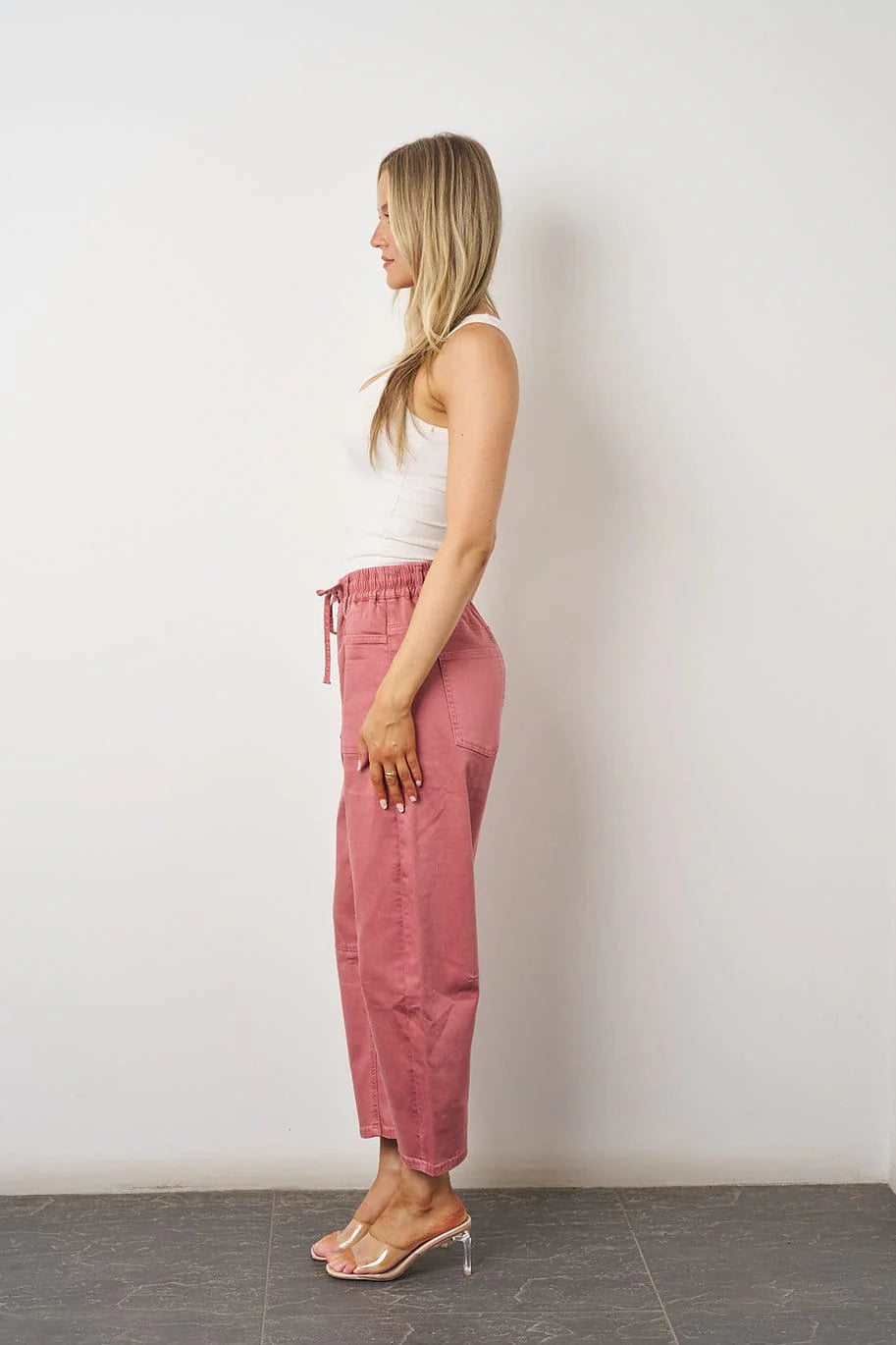 Barrel Jeans - Red